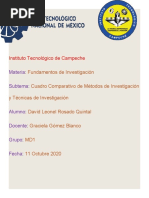 Cuadro Comparativo Metodos de Investigacion