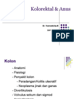 Kolorektal & Anus: Dr. Yusmaidi, SP.B