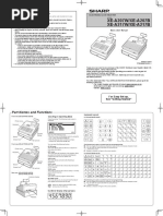 XE-A207W/XE-A207B XE-A217W/XE-A217B: Part Names and Functions