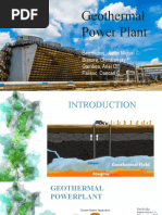 Geothermal Power Plant Report