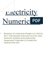 Electricity Numericals 2