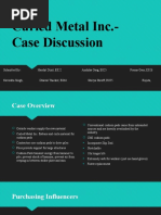 Curled Metal Inc.-Case Discussion Curled Metal Inc. - Case Discussion