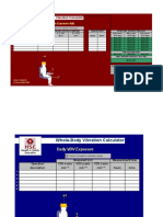 Whole-Body Vibration Calculator: Daily Vibration Exposure A
