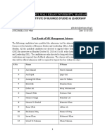 IBL MS Management Science Result