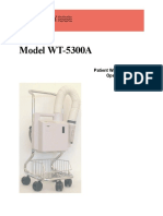 Model WT-5300A: Patient Warming System Operator's Manual