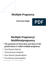 Multiple Pregnancy: Prof Uma Singh