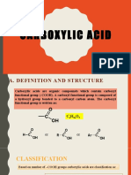 Carboxylic Acid