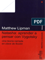 (Xixaro) Matthew Lipman - Natasha - Aprende A Pensar Con Vygotsky - Una Teorpia Narrada en Clave de Ficción-Gedisa (1996) PDF