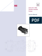 Series 40 - M46 Tandem Variable Pumps: Service Manual