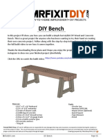 DIY Bench