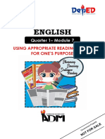 English: Quarter 1 - Module 7