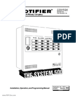 Notifier - System 500 Installation Operation and Programming