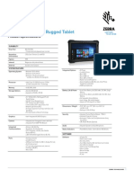 Zebra XSLATE B10 Rugged Tablet: Product Specifications