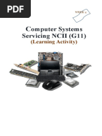 Omputer Systems Servicing NCII (G11) : (Learning Activity)