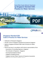 Introducing Singapore Standard 636: Code of Practice For Water Services