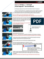 Click Tool Dial Adjuster - Service Manual: Be Sure To NOT Turn The Dial Itself Together With The Base