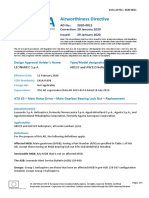 Airworthiness Directive: Design Approval Holder's Name: Type/Model Designation(s)