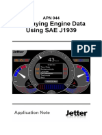 Displaying Engine Data Using SAE J1939