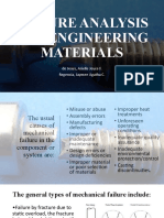 Failure Analysis For Endineering Materials