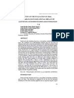 Study On The Evaluation of Oral Rehabilitation Using Dental Implant by Qantifying Osteoprotegerin and Interleukin