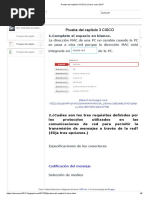 Prueba Del Capítulo 3 CISCO - Cisco Curso 2017
