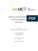 Manual de Procedimientos de Reclutamiento y Selección"