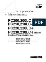 PC200 200LC-6 Excavadora Hidraulica