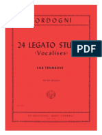 24 Legato Studies Vocalises For Trombone PDF