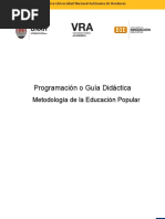 Guia Didactica Investigacion de La Educacion Popular