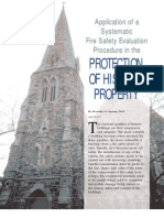 Copping, Alexander C. Application of A Systematic Fire Safety Evaluation. Procedure in The Protection of Historic Property