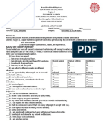 Learning Activity Sheet