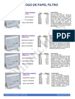 CATALOGO PAPEL FILTRO QuimicHos PDF