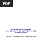 Numerical Based On SHM: Department of Physics and Nanotechnology SRM Institute of Science and Technology