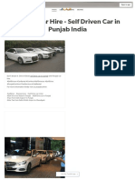 Punjab Car Hire - Self Driven Car in Punjab India