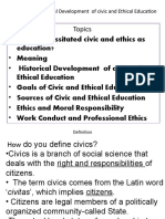 Education?: Meaning and Historical Development of Civic and Ethical Education