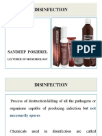 Disinfection Disinfection: Sandeep Pokhrel