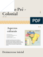 Período Pré - Colonial PDF