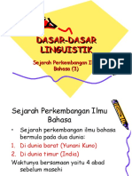 Sejarah Perkembangan Ilmu Bahasa