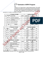 MPH 1st Semester Syllabus 2109 PDF