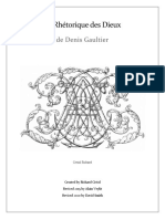 La Rhétorique Des Dieux PDF