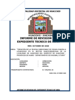 Informe de Revision de Expediente Tecnico