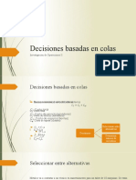 Decisiones Basadas en Colas