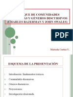 Enfoque de Comunidades Discursivas y Géneros Discursivos