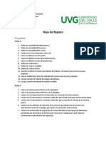 Hojas de Repaso Contabilidad de Costos 1