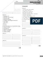 EF3e Preint Progresstest 1 6a Answer Sheet