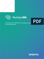 A Distributed Workflow For Managing and Processing Neuroimaging Data