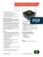 Autrosafe Powerloop 4-20 Ma Input Unit Bn-342/Ex: Declaration of Conformity and Instructions Features