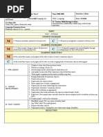 M C M C M C: Duration: 1 Hour Cce: Date: 4/3/2020 Teaching Aids: Language/Grammar Focus: Topic