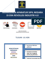 C. Manajemen ASN Di Era Revolusi Industri 4.0 