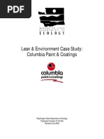 Lean & Environment Case Study: Columbia Paint & Coatings